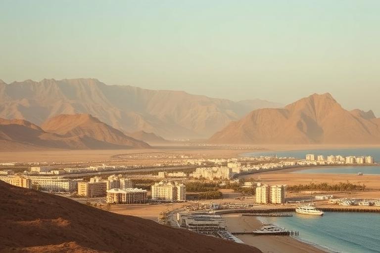 Ras Al Khaimah landmark skyline