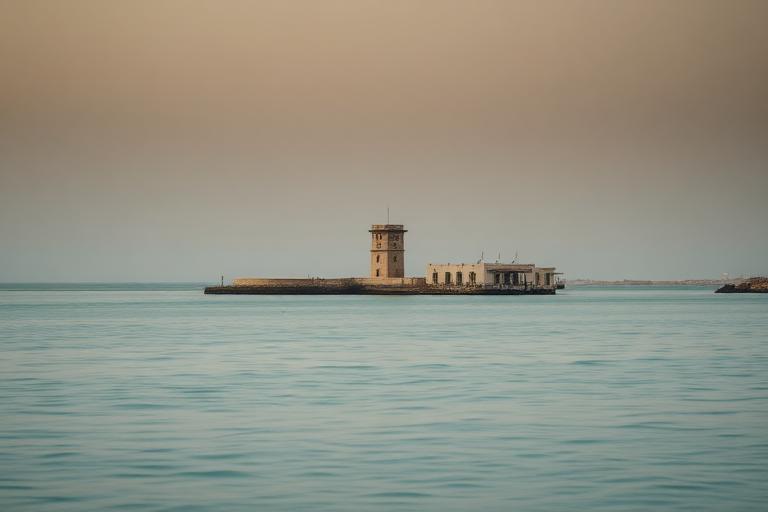 Umm Al Quwain landmark skyline